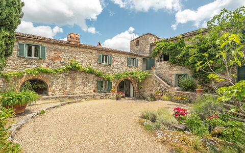 Camporempoli: Mur, Architecture, Cambre, Mur De Pierre, Jardin, Brique, Biens, Brickwork, Hacienda, Aménagement Paysager