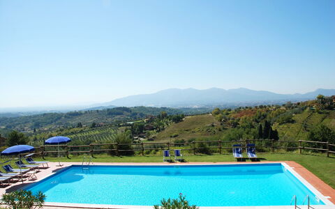 Fubbiano: Piscine, Propriété, Loisir, Recours, Villa, Maison, Vacances, Immobilier, Herbe, Biens