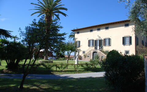 Fubbiano: Propriété, Maison, Bâtiment, Domicile, Arbre, Immobilier, Villa, Palmier, Ciel, Biens