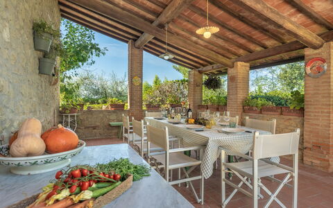 La Fonte: Meubles, Mur, Table, Chaise, Table Cuisine Et Salle A Manger, Mobilier De Jardin, Domicile, Biens, Tableau De Plein Air, Jardin