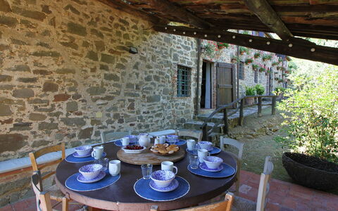 Macennere: Propriété, Bâtiment, Pièce, Maison, Table, Immobilier, Meubles, Petit Déjeuner, Design Intérieur