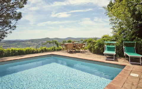 Pozza Di Volpaia: L'Eau, Ciel, Nuage, Plante, Propriété, Vert, Piscine, Bleu Azur, Botanique, Plan D'Eau