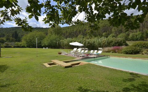 Villa San Lorenzo: Propriété, Herbe, Paysage Naturel, Piscine, Lot Terre, Pelouse, Loisir, Biens, Maison, Paysage