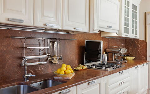 Appartamento Zefferini: Comptoir, Cabinetry, Propriété, Meubles, Bâtiment, Appareil De Cuisine, Cuisinière, Cuisine, Évier, Tiroir