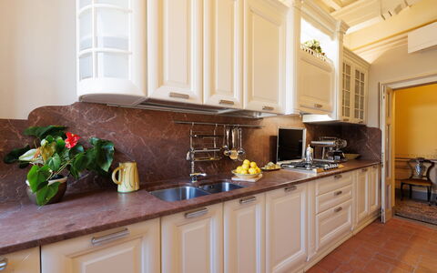 Appartamento Zefferini: Cabinetry, Propriété, Comptoir, Design Intérieur, Bois, Fleur, Sol, Sol, Appareil De Cuisine, Tache De Bois