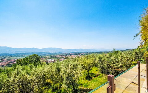 Reggello 867: Bleu, La Nature, Horizon, Paysage Naturel, Colline, Paysage, Station De Montagne, Printemps, Matin, Lumière Du Soleil