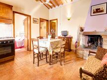 Dining room and kitchen