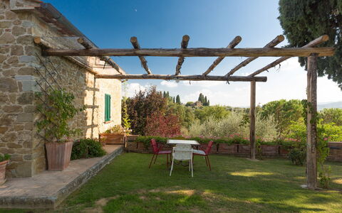 Villa Poggiospinoso: Propriété, Pergola, Cour, Arrière-Cour, Bâtiment, Maison, Immobilier, Jardin, Biens, Herbe