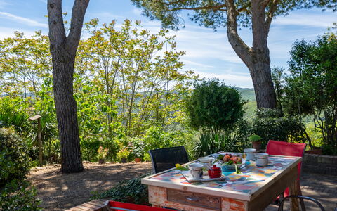 Villa Luana: Nuage, Plante, Table, Ciel, Meubles, Communauté Des Plantes, Arbre, Mobilier De Jardin, Vaisselle, Paysage Naturel