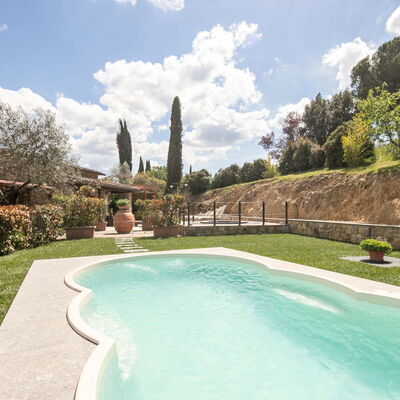 Valdambra Villa: Piscine, Recours, Thermes, Eco Hôtel, Biens, Hacienda, Jardin, Loisir, Arrière-Cour, Aménagement Paysager