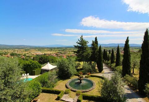 Il Poggiolo: Ciel, Nuage, Plante, Arbre, Paysage Naturel, Botanique, Lot Terre, Herbe, Mélèze, Paysage