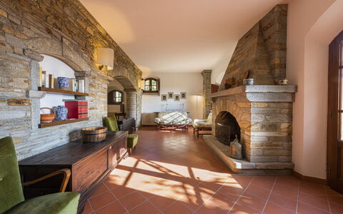 Villa Montignoso: Meubles, Cadre, Chaise, Canapé, Bois, Plante D'Appartement, Plante, Salle, Salon, Table