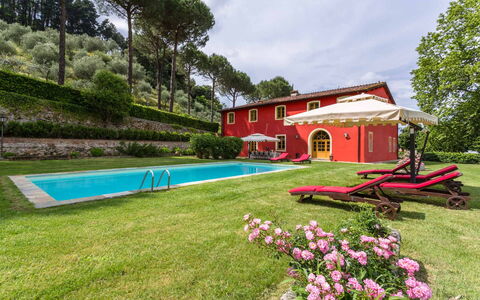 Villa Guasperini: Plante, Ciel, Fleur, Nuage, Arbre, Bâtiment, Lot Terre, Herbe, Paysage Naturel, Paysage