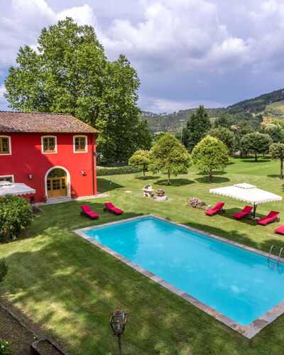 Villa Guasperini: Nuage, Bâtiment, Plante, Ciel, Propriété, Fenêtre, Arbre, La Nature, Maison, L'Eau