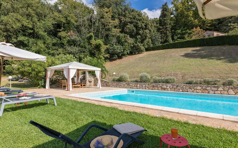 Chianti Resort: L'Eau, Plante, Propriété, Nuage, Ciel, Piscine, Bleu Azur, Ombre, Herbe, Mobilier De Jardin