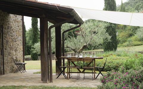 Villa San Leo: Plante, Table, Propriété, Meubles, La Nature, Ombre, Arbre, Mobilier De Jardin, Tableau De Plein Air, Bois