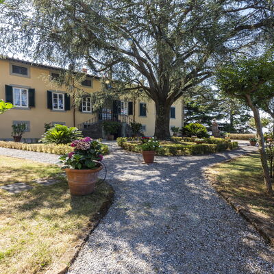 Villa San Gennaro: Plante, Bâtiment, Fenêtre, Arbre, Ciel, Surface De La Route, Lot Terre, Maison, Paysage, Herbe