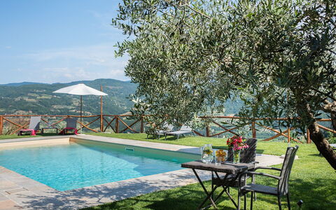 Casa San Piero: L'Eau, Plante, Propriété, Meubles, Ciel, Piscine, Ombre, Mobilier De Jardin, Chaise, Arbre