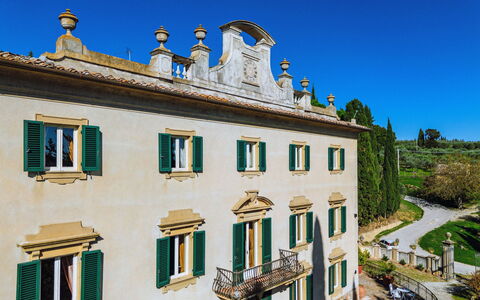 Villa Staggia: Façade, Architecture, Biens, Villa, Hôtel, Manoir, Balcon