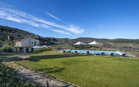 Bella Di Panzano: Ciel, Nuage, Plante, Montagne, Montagnes, Lot Terre, Herbe, Fenêtre, Paysage Naturel, Prairie