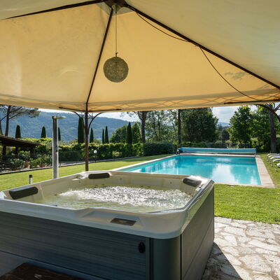 Il Mulino Di Vogognano - Subbiano, Private Pool, J: Plante, L'Eau, Propriété, Bâtiment, Ombre, Fenêtre, Parapluie, Piscine, Mobilier De Jardin, Rectangle