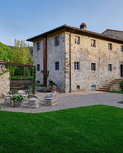 Villa Dell'abate: Plante, Ciel, Bâtiment, Propriété, Fenêtre, Maison, Lot Terre, Herbe, Arbre, Paysage