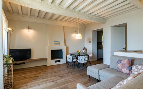 Casa Novecento: Canapé, Confort, Bois, Table, Design Intérieur, Sol, Sol, Bâtiment, Plante, Salle