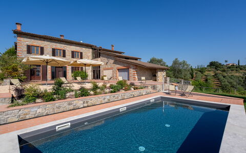 Casa Di Luca, Pool, Castelnuovo Berardenga: Piscine, Biens, Caractéristique De L'Eau, Villa, Dalle, Eco Hôtel, Ferme