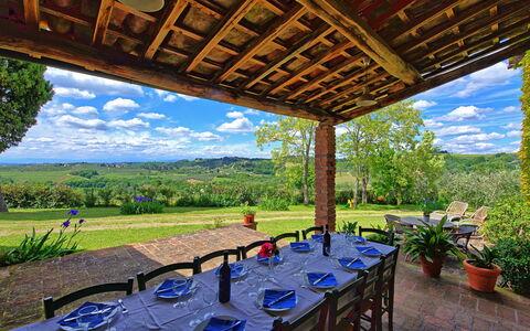 Maggiano: Plante, Propriété, Table, Nuage, Ciel, Pot De Fleur, La Nature, Ombre, Chaise, Arbre