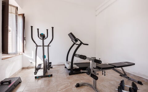 Anilde, Holiday Home with Pool, Wifi, Tuscany: Bois, Sol, Sol, Bâtiment, Dur, Machine, Métal, Machine D'Exercice Physique