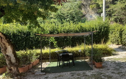 Villa Le Ripe Apartments - Gambassi Terme, Toscana: Plante, Communauté Des Plantes, Paysage Naturel, Arbre, Ombre, Lot Terre, Herbe, Mobilier De Jardin, Arbuste, Couverture De Sol
