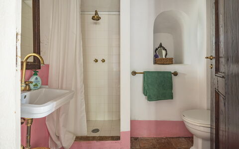 La Casa Dei Limoni, Camaiore, Pet Friendly, Wifi: Mur, Design Intérieur, Sol, Sol, Salle De Bains, Luminaire Plomberie, Rose, Pièce, Plomberie, Tuile