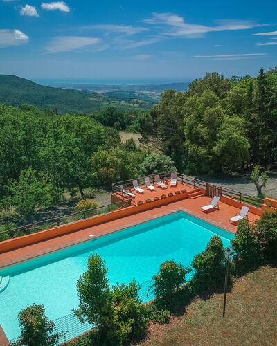 Tenuta De Paoli - Chianni, Pool, Wifi, Privacy, To: L'Eau, Nuage, Plante, Ciel, Piscine, La Nature, Bleu Azur, Paysage Naturel, Arbre, Loisir