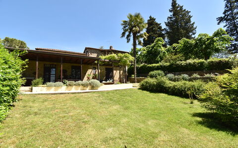 Podere Le Muricce: Plante, Bâtiment, Ciel, Propriété, Arbre, Paysage Naturel, Maison, Paysage, Chalet, Immobilier