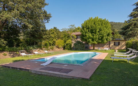 Villa Marconi: Plante, L'Eau, Ciel, Piscine, Arbre, Ombre, Architecture, Mobilier De Jardin, Herbe, Loisir