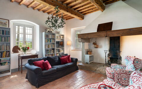 Casa Mirandola: Marron, Meubles, Propriété, Canapé, Cadre, Plante, Bois, Design Intérieur, Salon, Sol