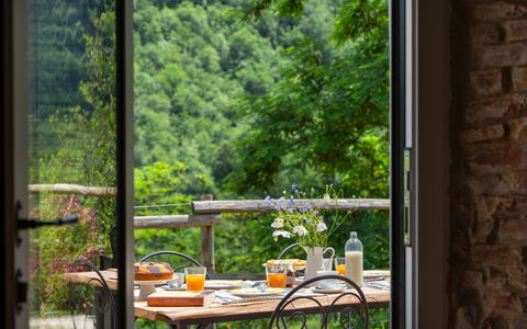 Villa Dei Tigli: Propriété, Table, Plante, Fenêtre, Feuille, Chaise, Ombre, Arbre, Bâtiment, Mobilier De Jardin