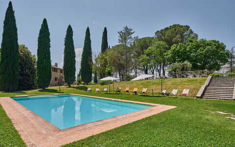 Villa Conte Jacopo: L'Eau, Plante, Ciel, Vert, Arbre, Loisir, Rectangle, Paysage, Herbe, Paysage Naturel