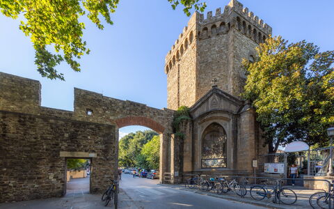 Cascine Apartment In Florence: Arbre, Cambre, Architecture, Médiéval Architecture, Arcade