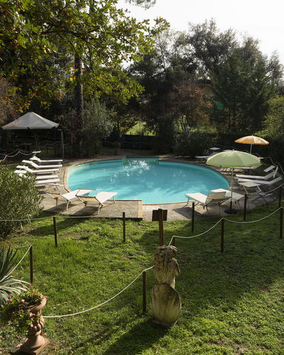 Borgo Dolciano: L'Eau, Plante, Piscine, Ombre, Mobilier De Jardin, Paysage Naturel, Herbe, Arbre, Chaise, Loisir