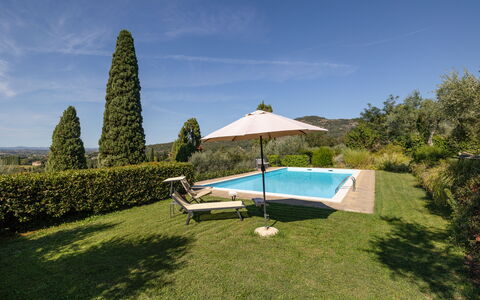 Villa Delle Rose: Ciel, Nuage, L'Eau, Plante, Piscine, Mobilier De Jardin, Parapluie, Ombre, Arbre, Lot Terre