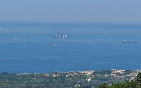 La Casa Sul Forte: Bleu, Ressources En Eau, Horizon, Atmospherique Phénomène, Mer, Navire, Océan, Bateau