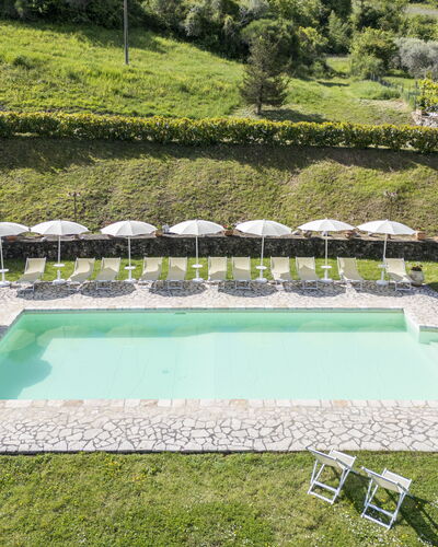 Marcigliana Cottage, Pool, Radicondoli: Mobilier De Jardin, Piscine, Pelouse, Recours, Jardin, Eco Hôtel, Tableau De Plein Air, Balancelle, Hôtel, Aménagement Paysager