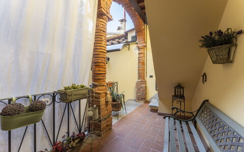 Lounge Flat Camaiore, Wifi, Versilia Coast: Plante, Bâtiment, Bois, Plante D'Appartement, Sol, Mur, Sol, Chaise, Maison, Immobilier