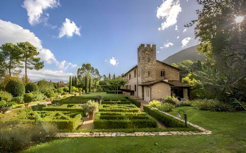 Villa Bongi: Jardin, Arbuste, Aménagement Paysager, Jardin Botanique, Pelouse, Cour, Arrière-Cour, Biens, Parc