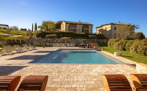 Le Volte, Borgo Campassini, Monteriggioni: Domicile, Piscine, Biens, Ferme, Villa, Mobilier De Jardin, Recours, Chalet, Jardin, Aménagement Paysager