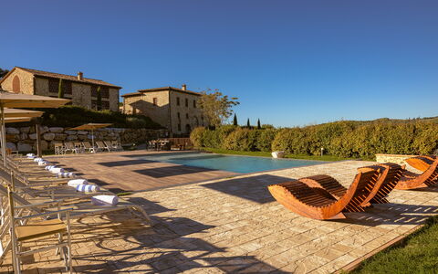 Le Torri, Borgo Campassini, Monteriggioni: Domicile, Piscine, Mobilier De Jardin, Recours, Biens, Villa, Ferme, Balancelle, Eco Hôtel, Hacienda