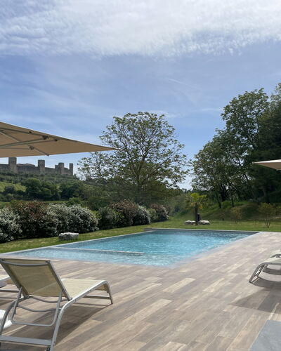 Le Torri, Borgo Campassini, Monteriggioni: Piscine, Mobilier De Jardin, Meubles, Balancelle, Chaise, Composite, Ombre, Jardin, Recours, Parapluie