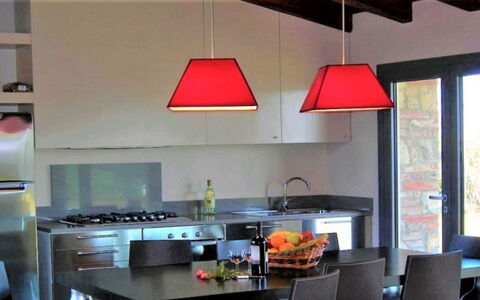 Villa la Tabaccaia: Design Intérieur, Meubles, Luminaire, Sol, Cuisine, Plafond, Éclairage, Domicile, Sol, Pièce