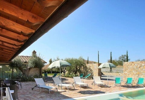 Villa la Tabaccaia: Domicile, Composite, Dalle, Recours, Eco Hôtel, Ferme, Ombre, Biens, Chaise, Piscine